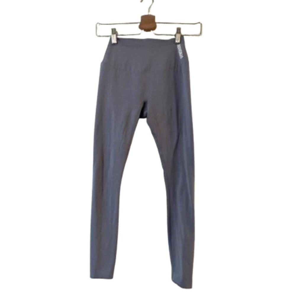 Gymshark Women's Training Full Length Legging Pants XS‎ Intense Steel Blue